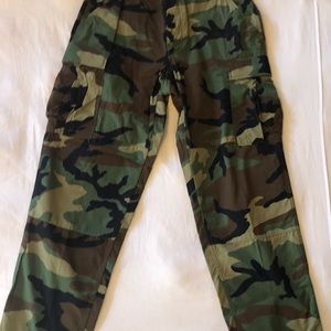 Camo Trousers, Army Surplus, Cargo Pants